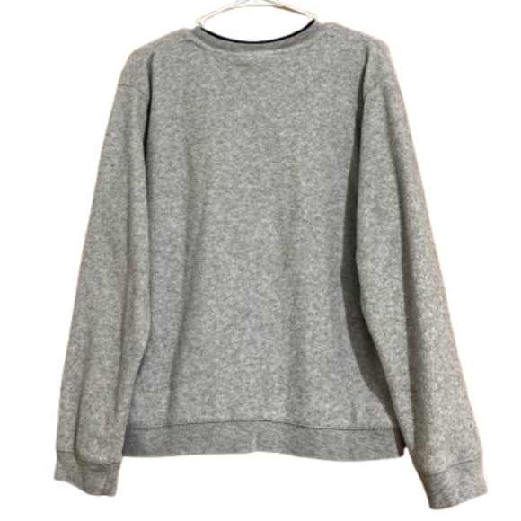 Disney Women’s Gray Multi “High Maintenance” Fall Winter Graphic Sweatshirt Sz-L - Picture 4 of 4